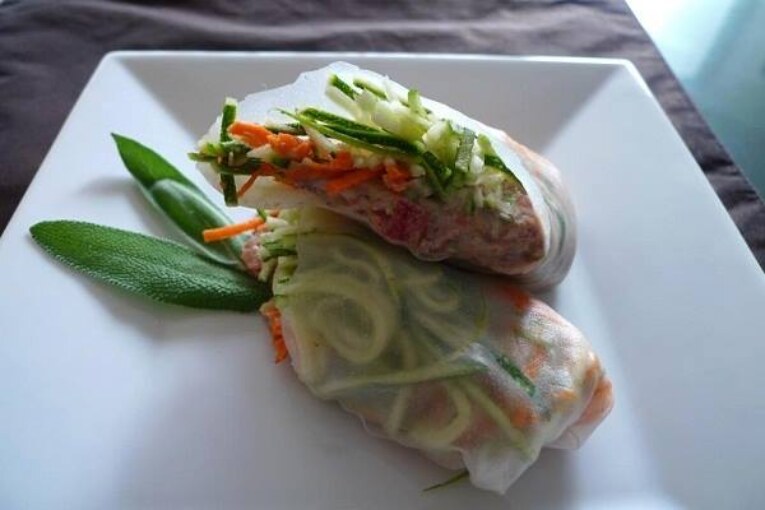 ROLLO PRIMAVERA, en papel de arroz.