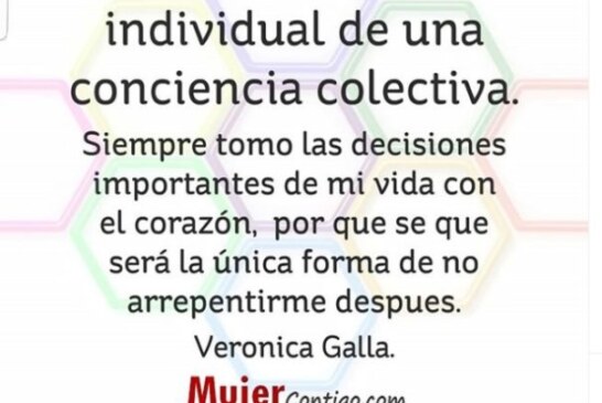 Somos la expresión individual de una conciencia colectiva.