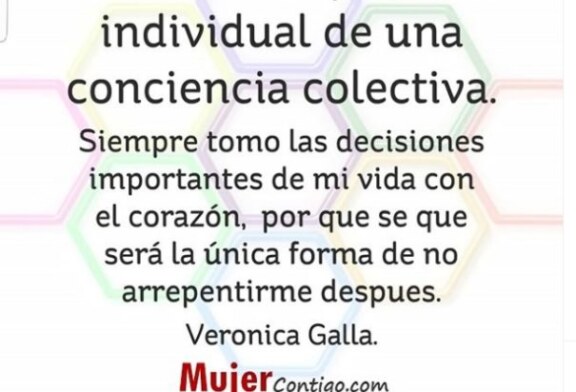 Somos la expresión individual de una conciencia colectiva.